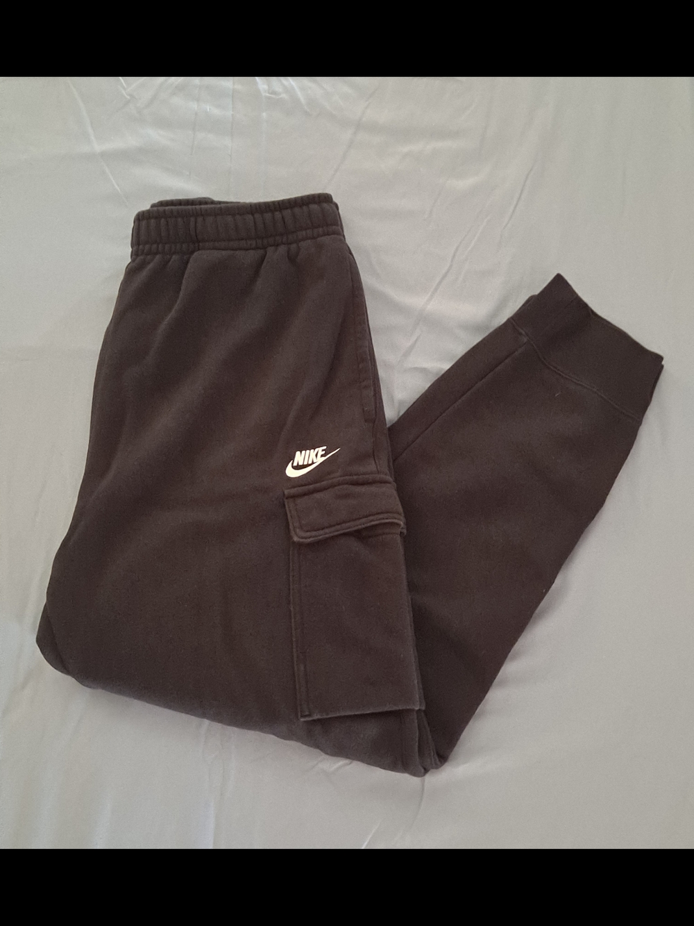 Nike Black Cargo Joggers Size Large